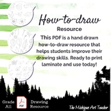 How-to-draw Flowers and Leaves - Drawing Resource - Handouts