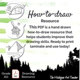 How-to-draw Resource - Landscape - Camping - Drawing Lesson