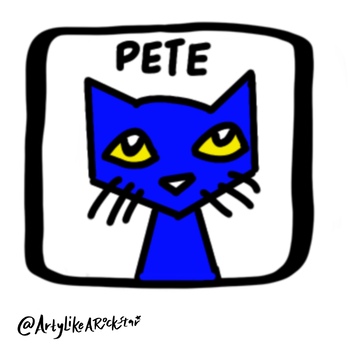 How to draw: Pete the Cat by Arty like a Rockstar | TPT