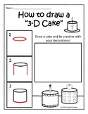 How To Draw A 3-D Cake: Step-by-Step Guide