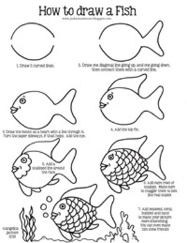 Preview of How to draw a fish