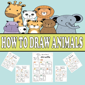 Drawing Animals With Numbers by Johnny Byrnes