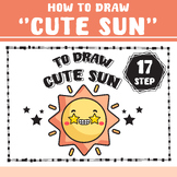 How to draw cute SUN 17 Step