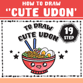 How to draw cute Udon noodles Spring 19 Step, worksheet