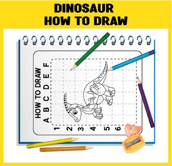 Preview of How to draw dinosaurs - Skills Worksheets