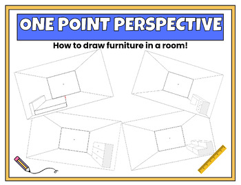 Preview of How to draw furniture in one point perspective