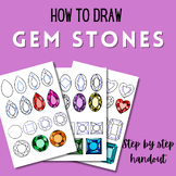 How to draw gemstones