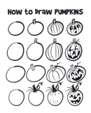 How to draw pumpkins