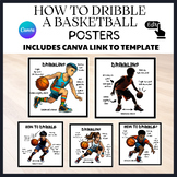 How to dribble a basketball - PE Posters diversity, editable