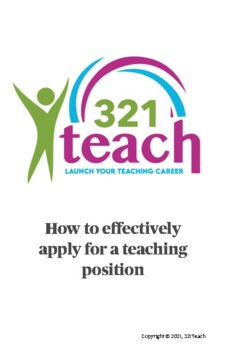 Preview of How to effectively apply for teaching positions- Australia based