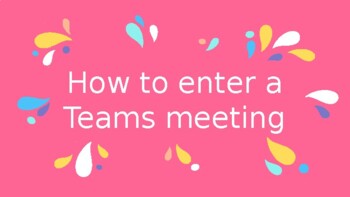 Preview of How to enter into a Microsoft Teams meeting