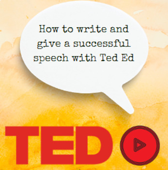 Preview of How to give a speech with TedEd and TedTalks