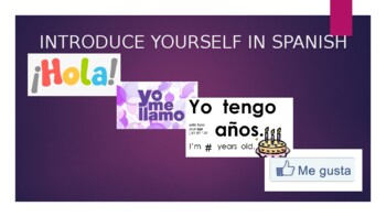 Preview of How to introduce yourself in Spanish for kids. ohhhhh yeaaah