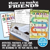 Friendship Unit game and activities, grades 2, 3, 4, 5