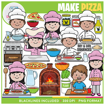Preview of How to make Pizza Clipart
