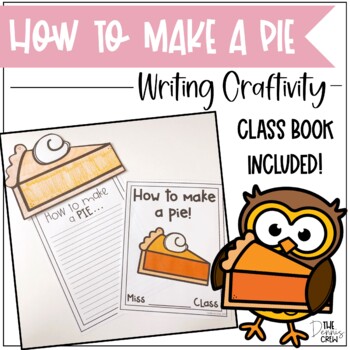 Preview of How to make a Pie Craftivity 