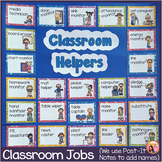 Classroom Jobs - 44 Illustrated Job Cards - Plus Editables