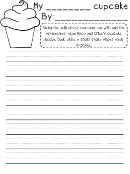 How to make a cupcake by Creative Classroom Paperie | TPT