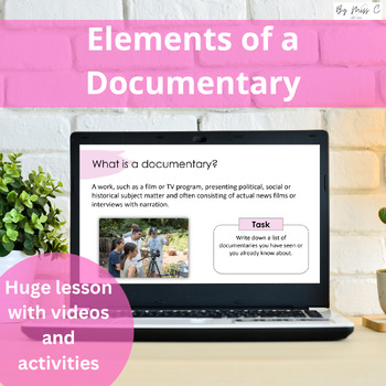 Preview of How to make a documentary | Analyzing documentaries | Elements of a Documentary