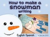 How to make a snowman writing