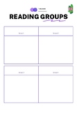 How to make groups for reading rotations.