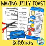 How to make toast sequence of events foldable activity cut