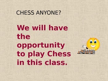 Preview of How to play Chess and Why you should Play.  Lesson for students.