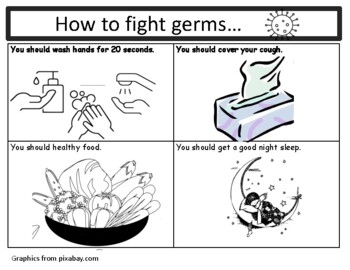 printable germ coloring pages
