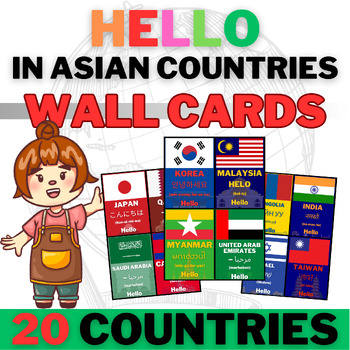 Preview of How to say hello in Asian countries.