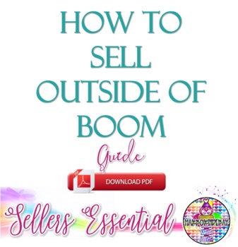 Preview of How to sell outside of BOOM | External Sales | Sellers Essentials Toolkit