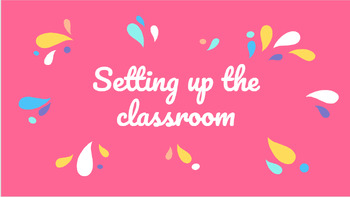 Preview of How to set up a preschool classroom PowerPoint presentation