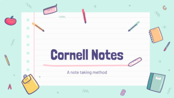 Preview of How to take Cornell Notes 