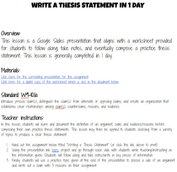 How to write a dissertation in one day
