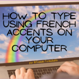 How to type French accents while on your computer