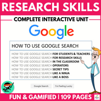 Preview of How to use GOOGLE SEARCH like a BOSS!! | Research Skills | Digital Citizenship