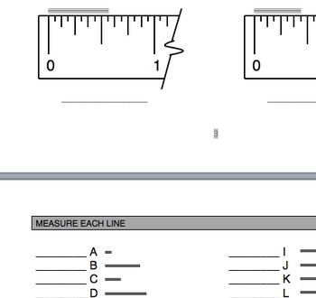 Preview of How to use a 12" ruler? Imperial Measurements.