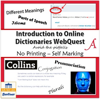 Preview of How to use an Online Dictionary (Using Collins + German Examples)