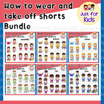 Preview of How to wear and  take off shorts Bundle Clipart by Just For Kids．230pcs