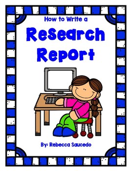 Preview of How to write a Research Report