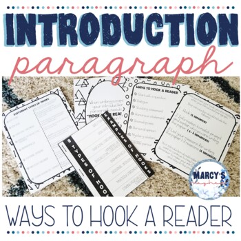 Preview of How to write a good introduction paragraph 4th & 5th grade, hook your reader
