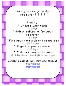 Preview of How to: Write a research report! Gr 3+ WRITE AT HOME! DISTANCE LEARNING!