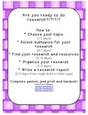 How to: Write a research report! Gr 3+ WRITE AT HOME! DIST