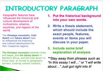 how to write a thematic essay