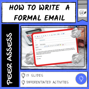 Preview of How to Write a Formal Email