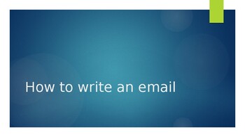 How to write an email by Casey Dodge | TPT