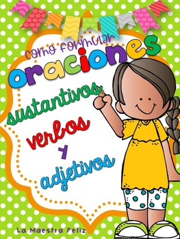 Preview of How to write sentences  in Spanish/ Distance Learning-Escritura