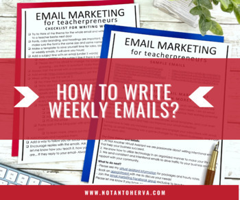 Preview of How to write weekly emails?