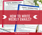 How to write weekly emails?