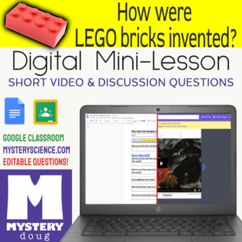 Preview of How were LEGO bricks invented? Mystery Science - Mini Digital Science Lesson