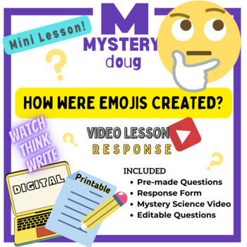 Preview of How were emojis created? | Mystery Doug | Fun Mini-lesson
